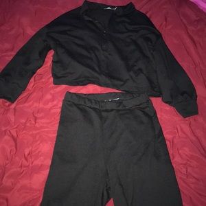Fashion nova biker shorts set